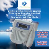 Máy nghe Doppler tim thai cầm tay. Bistos-Korea nhập khẩu hàn quốc,Kèm gel siêu âm,bảo hành 12 tháng