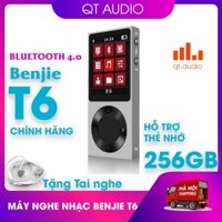 Máy nghe nhạc benjie T6 cao cấp,có bluetooth,chơi nhạc DSD-Tặng tai nghe