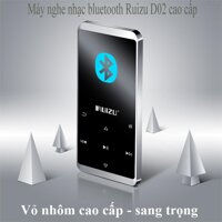 Máy nghe nhac bluetooth  máy nghe nhạc mp3 nghe nhac  Máy nghe nhạc Lossless Bluetooth Ruizu D02 - 8Gb cao cấp Bộ nhớ trong 8Gb. Hỗ trợ thẻ nhớ TF dung lượng tối đa 128gb có thể xem phim nghe nhạc đọc truyện -Có chế độ hẹn giờ tắt máy