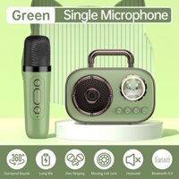 Máy nghe nhạc Bluetooth, Máy nghe nhạc cổ điển Micro karaoke không dây với loa stereo, hát, 1 micrô