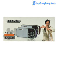 Máy nghe nhạc đài FM Craven 10 Craven 22 cao cấp Scd3658