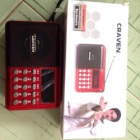 Máy nghe nhạc &FM Caraven CR26- Màu Đỏ