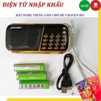 Máy nghe nhac, Loa mini mp3 CR -836s/ 853 nghe thẻ nhớ usb, Đài FM, đọc kinh phật pháp - BH 6 tháng