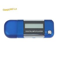 Máy nghe nhạc Mp3 4GB U Disk Hỗ trợ pin AAA có thể thay thế, ghi âm (Xanh dương)