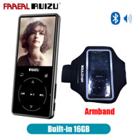 Máy Nghe Nhạc MP3 FAAEAL RUIZU D16 Bluetooth Di Động Bằng Kim Loại Đeo Cánh Tay Tích Hợp Loa FM Ghi Âm Ebook Video MP4