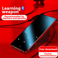 Máy nghe nhạc MP3 MP4 HiFi Player BT 5.0 Màn hình cảm ứng Máy nghe nhạc MP3 di động có loa Đồng hồ báo thức Đài FM Đồng hồ bấm giờ Sách điện tử Màn hình 1,8 Inch Hỗ trợ máy nghe nhạc MP3 (128GB)