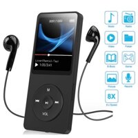 Máy nghe nhạc MP3 MP4 Bluetooth HiFi Loa nhạc thể thao MP4 Media FM Radio Ghi âm Ebook Reader Học sinh Walkman Hỗ trợ mở rộng thẻ TF 128GB