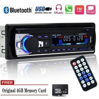 Máy Nghe Nhạc mp3 / usb / sd / aux / fm + Thẻ Nhớ lt 12 / 24v 1 din Cho Xe Hơi