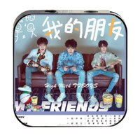 Máy nghe nhạc Tfboys cầm tay mini tặng tai nghe cắm dây có mic và dây sạc