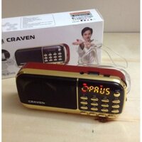 Máy nghe pháp, nhạc Mp3, Loa thẻ nhớ Craven CR 836S tụng kinh phật, đài FM, đèn pin siêu trâu