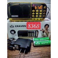 Máy Nghe pháp.CRAVEN-836S 2pin+Cốc Sạc.Có Chọn Thẻ 1gb đến 32gb