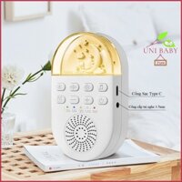 Máy nghe tiếng ồn trắng Q8-02 ru bé ngủ ngon giấc, pin tích điện 1200mAh đèn ngủ ban đêm | Shop Mẹ Đa