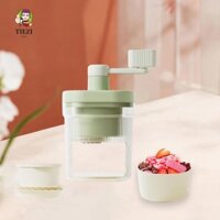 Máy Nghiền Đá TIEZI, Máy Làm Đá Cạo Nhỏ Màu Xanh Lá Cây Có Thể Tháo Rời, Máy Làm Nón Tuyết Bằng Tay Sáng Tạo Để Làm Nón Tuyết
