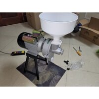 Máy nghiền gạo nước,máy xay bột khô siêu mịn mô tơ 1.5kw dây đồng