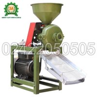 Máy nghiền ngô vỡ mảnh 3A 2,2kw 220v - Máy nghiền vỡ hạt đậu tương cho gà, vịt, lợn, chim Năng suất 150-180kggiờ