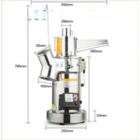 Máy nghiền thân gỗ, tam thất thành bột mịn DF20