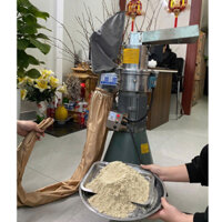 Máy nghiền trầm hương, nghiền bột gỗ, bột quế dạng 6 búa đập DF45
