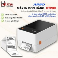 Máy Nhãn AIMO CT200 - In Đơn Sàn TMDT, in nhãn kho hàng, nhãn bán lẻ, nhãn siêu thị, nhãn mã vạch ...