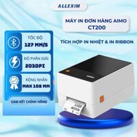 Máy Nhãn AIMO CT200 - In Đơn Sàn TMDT, in nhãn kho hàng, nhãn bán lẻ, nhãn siêu thị, nhãn mã vạch ...