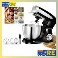 Máy nhào bột 6.5L SOKANY SC-267 - máy trộn bột, đánh trứng, trộn salad- thố inox 100%
