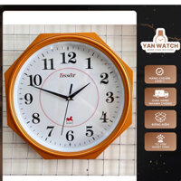 [Máy Nhật Size To Giá Rẻ Nhất] Đồng Hồ Treo Tường Lục Giác Số To Dễ Xem Giờ 37 cm, Kích Thước Lớn, Máy Nhật, Giá Rẻ Nhất