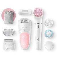 Máy Nhổ, Cạo Lông Làm Sạch Vùng Kín Nữ Braun Beauty Set 5 SES 5-895 BS Legs, Body & Face