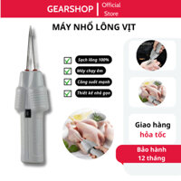 Máy nhổ lông gà vịt cầm tay chạy pin đa năng GEARSHOP làm sạch lông nhanh chóng