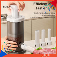 Máy nhồi xúc xích BIL Thiết bị xúc xích nhà bếp Máy làm nhồi xúc xích với 4 ống để sử dụng tại nhà Dụng cụ làm đầy xúc xích cấp thực phẩm cho đồ dùng nhà bếp Dễ sử dụng
