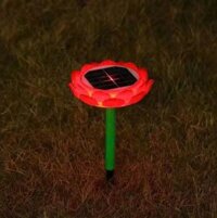 Máy niệm phật hoa sen năng lượng mặt trời có đèn (XH13D)