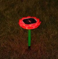 Máy niệm phật hoa sen năng lượng mặt trời có đèn (XH13D)