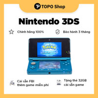 Máy Nintendo 3DS + Cài sẵn thêm game các hệ NDS/GBA/NES/SNES và app tải game bằng wifi + đủ phụ kiện