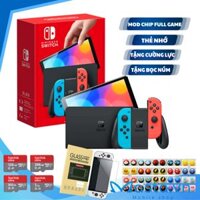 Máy Nintendo Switch OLED cũ 99% fullbox Mod Chip Full Game thẻ (128GB/256GB/512GB/1TB)