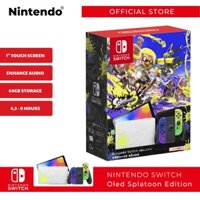 Máy Nintendo Switch Oled Splatoon Edition new seal màn hình OLED 7inch giá rẻ bảo hành chính hãng tại Hà Nội và HCM