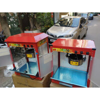 Máy nổ bắp rang bơ, máy làm bắp rang bơ POPCORN tủ kính bán hàng kinh doanh