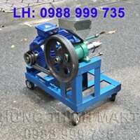 Máy nổ bỏng gạo, máy nổ bỏng ngô 7 kiểu bỏng chạy điện 3 pha (motor 5.5kw)