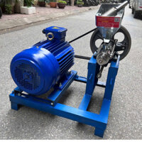 Máy nổ bỏng ngô bỏng gạo chạy điện 3 pha 5500w đầu 7 bec, máy nổ bỏng kinh doanh nổ 50-100kg/h, máy nổ bỏng 7 béc