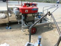 Máy nổ bỏng ngô gạo dạng ống lắp đầu nổ Diesel D18 nhập khẩu