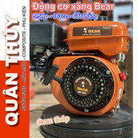 MÁY NỔ - ĐỘNG CƠ XĂNG 5.5HP Bear - CHÍNH HÃNG - CỐT NGAY 163CC ( cam đen)