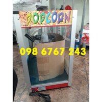 Máy nổ ngô bơ hạt tủ kính, nổ nhanh, sạch sẽ, tiện dụng