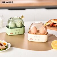 Máy Nồi Hơi Trứng JURHOMIE, Máy Săn Trứng Máy Hấp Thực Phẩm Nồi Trứng Điện, Di Động Đa Năng Tự Động Điện Mini Máy Ăn Sáng Nhà Bếp