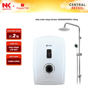 Bình nóng lạnh Centon GD600ESPRSFL trắng