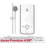 MÁY NƯỚC NÓNG CÓ BƠM  ARISTON AURES  PREMIUM  4.5 P Ivory