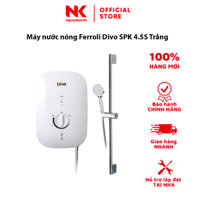 Máy nước nóng Ferroli Divo SPK 4.5S Trắng