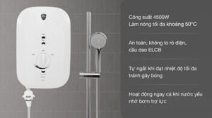 Bình nóng lạnh Ferroli MIDO-MSP 4.5S - 4500W