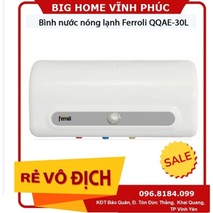 Bình nóng lạnh Ferroli QQME 30 Lít