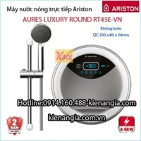 Máy nước nóng không bơm Ariston AURES LUXURY KAG-ROUND RT45E-VN