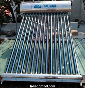 Bình nóng lạnh thái dương năng Bình Minh Inox 304 180 lit