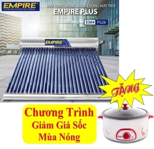 Máy nước nóng năng lượng mặt trời Empire Plus 300 lít E304-PG30