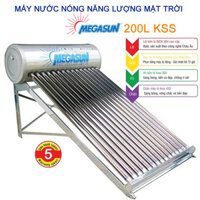 Máy nước nóng năng lượng mặt trời Megasun 200l KSS