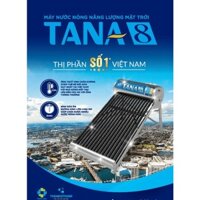 Máy nước nóng năng lượng mặt trời Tân Á 8 - 180L - Miễn phí giao hàng và lắp đặt tại hà nội lh:0977484090